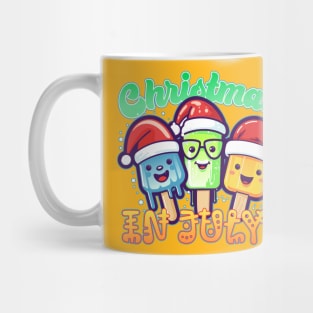 Christmas in July Chibi Popsicles Mug